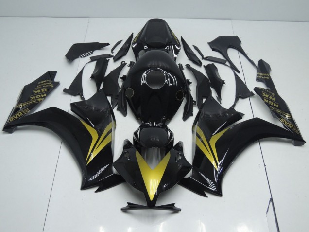 Shop Black and Gold Honda CBR1000RR Motorcycle Fairings 12-16