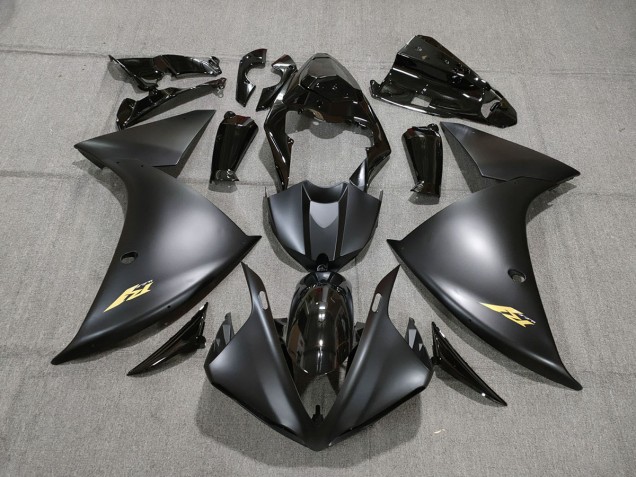 Shop Black and Gold Yamaha R1 Motorcycle Fairings 09-12