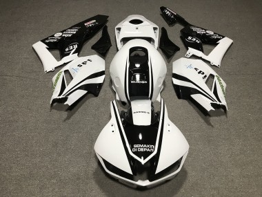 Shop Black and White Design Honda CBR600RR Motorcycle Fairings 13-20