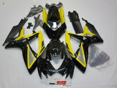 Shop Black and Yellow Oh Ah Suzuki GSXR750 Motorcycle Fairings 06-07