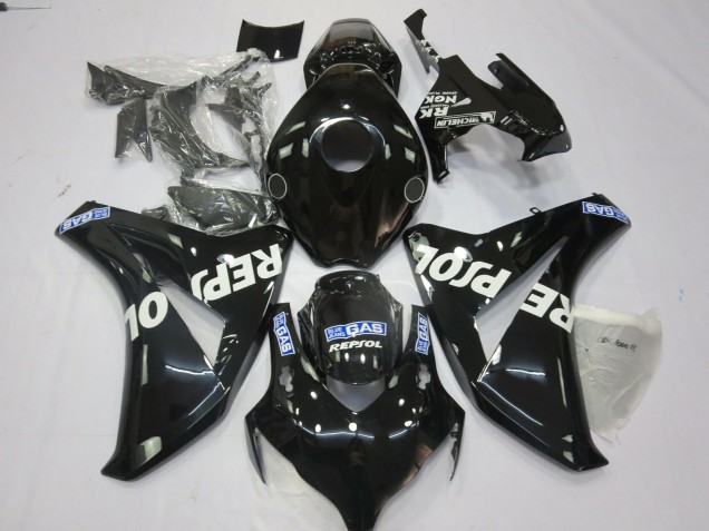 Shop Black Repsol Honda CBR1000RR Motorcycle Fairings 08-11