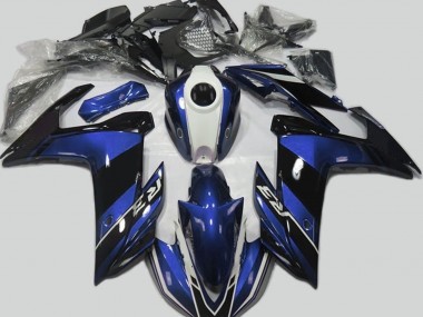 Shop Blue and Gloss Black Yamaha R3 Motorcycle Fairings 15-18