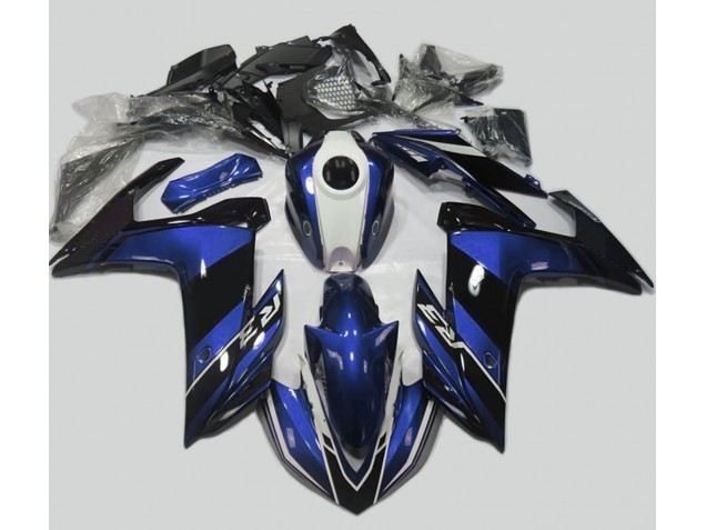 Shop Blue and Gloss Black Yamaha R3 Motorcycle Fairings 15-18