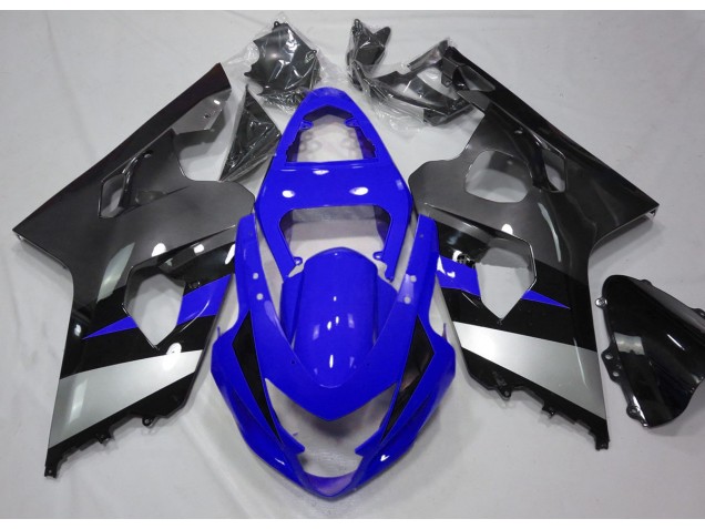 Shop Blue and Silver Suzuki GSXR750 Motorcycle Fairings 04-05