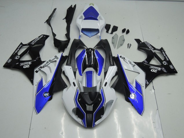 Shop Blue and White BMW S1000RR Motorcycle Fairings 09-16