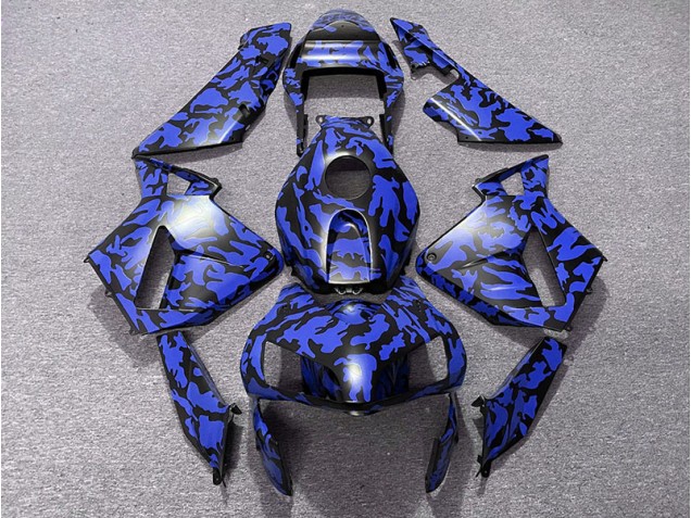 Shop Blue Camo Honda CBR600RR Motorcycle Fairings 03-04