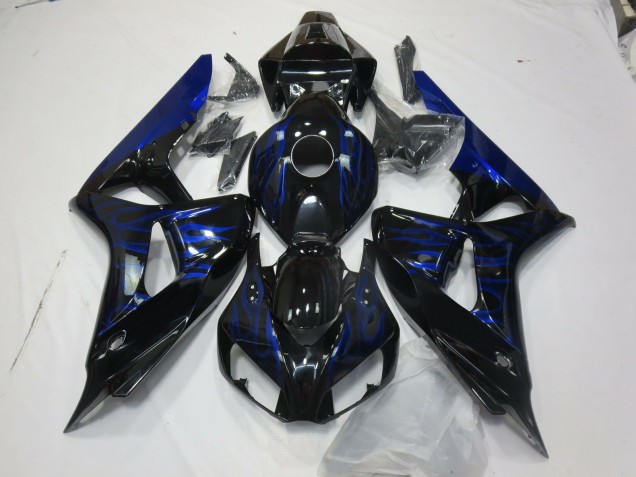 Shop Blue Flame w Logos Honda CBR1000RR Motorcycle Fairings 06-07