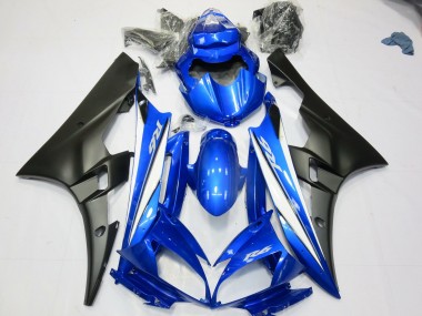 Shop Blue Matte Black Yamaha R6 Motorcycle Fairings 06-07