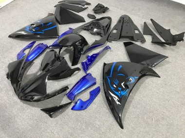 Shop Blue Panther Yamaha R1 Motorcycle Fairings 09-12