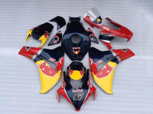 Shop Blue Red Bull Honda CBR1000RR Motorcycle Fairings 08-11