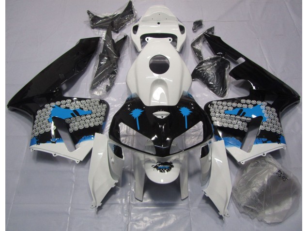 Shop Blue Splatter Honda CBR600RR Motorcycle Fairings 05-06