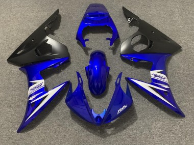 Shop Blue White and Matte Yamaha R6 Motorcycle Fairings 03-04