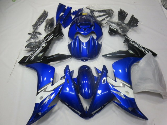 Shop Blue White gloss Yamaha R1 Motorcycle Fairings 04-06