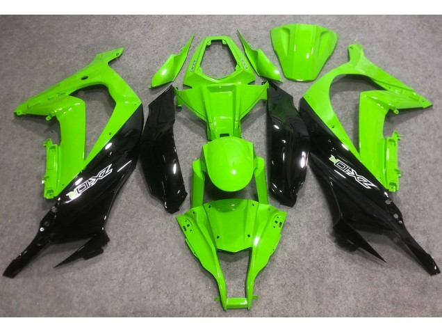 Shop Bright Green & Green R Kawasaki ZX10R Motorcycle Fairings 16-19