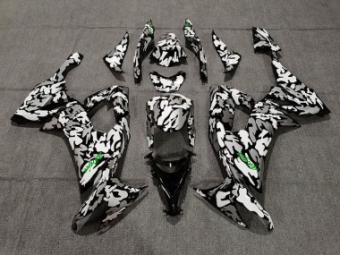 Shop Camo and Green Logo Kawasaki ZX10R Motorcycle Fairings 08-10