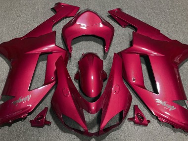 Shop Candy Red Kawasaki ZX6R Motorcycle Fairings 07-08