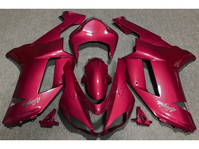 Shop Candy Red Kawasaki ZX6R Motorcycle Fairings 07-08