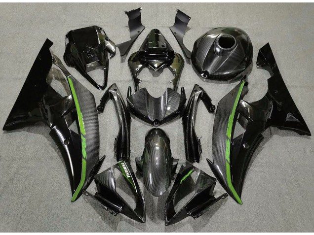 Shop Carbon Fiber & Green Yamaha R6 Motorcycle Fairings 08-16