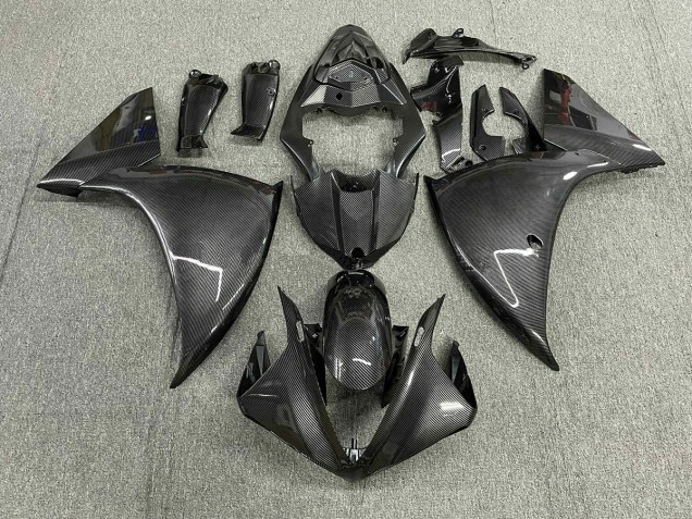 Shop Carbon Fiber Style Yamaha R1 Motorcycle Fairings 09-12