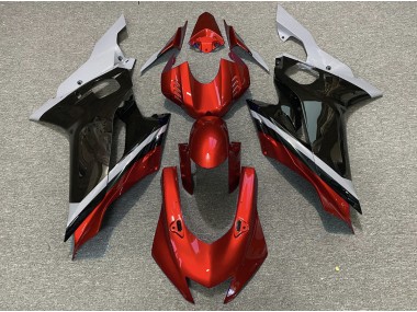 Shop Cement Black and Red Yamaha R6 Motorcycle Fairings 17-19