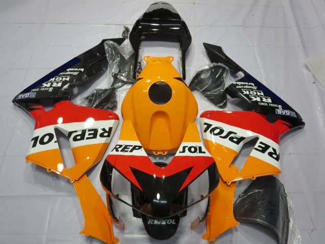 Shop Classic Repsol Honda CBR600RR Motorcycle Fairings 03-04