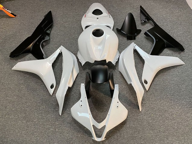 Shop Clean White and Black Honda CBR600RR Motorcycle Fairings 07-08