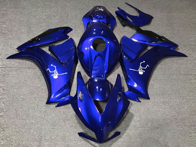 Shop Deep Blue Gloss Honda CBR1000RR Motorcycle Fairings 12-16