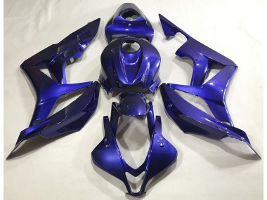 Shop Deep Blue Plain Honda CBR600RR Motorcycle Fairings 07-08