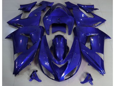 Shop Deep Blue Plain Kawasaki ZX10R Motorcycle Fairings 06-07