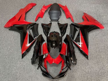 Shop Deep Red and Gloss Black Suzuki GSXR750 Motorcycle Fairings 11-20