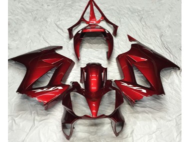 Shop Deep Red Plain Honda VFR800 Motorcycle Fairings 02-12