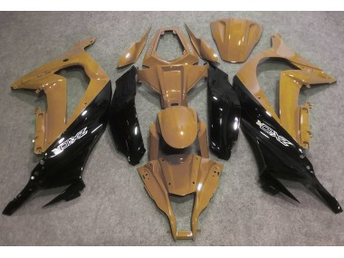 Shop Desert Tan and Black Kawasaki ZX10R Motorcycle Fairings 16-19