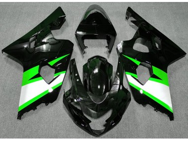 Shop Gloss Black & Green Suzuki GSXR750 Motorcycle Fairings 04-05