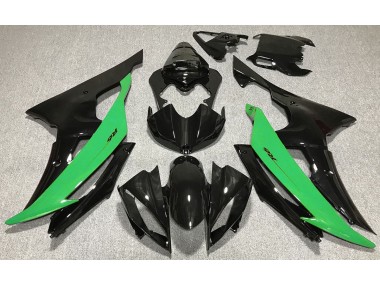 Shop Gloss Black & Green Yamaha R6 Motorcycle Fairings 08-16