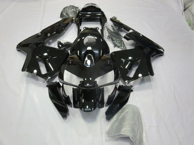 Shop Gloss Black Honda CBR600RR Motorcycle Fairings 03-04