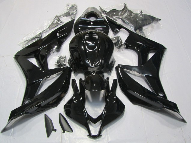 Shop Gloss Black Honda CBR600RR Motorcycle Fairings 07-08