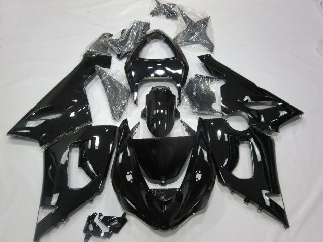 Shop Gloss Black Kawasaki ZX6R Motorcycle Fairings 05-06