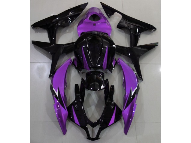 Shop Gloss Black & Purple Honda CBR600RR Motorcycle Fairings 07-08