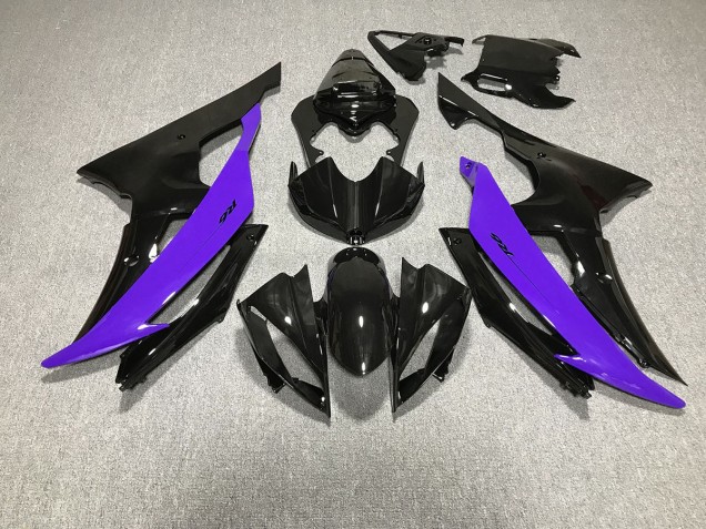 Shop Gloss Black & Purple Yamaha R6 Motorcycle Fairings 08-16