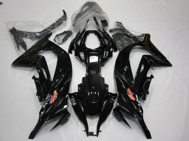 Shop Gloss Black Red Kawasaki ZX10R Motorcycle Fairings 11-15