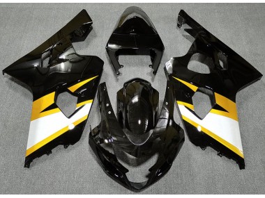 Shop Gloss Black & Yellow Suzuki GSXR750 Motorcycle Fairings 04-05