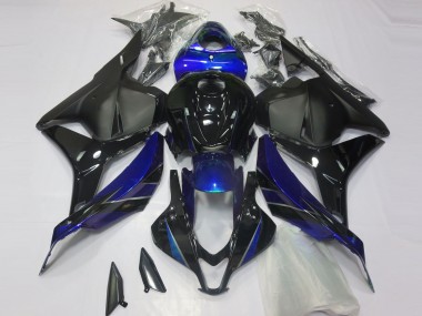 Shop Gloss Blue and Black Honda CBR600RR Motorcycle Fairings 09-12