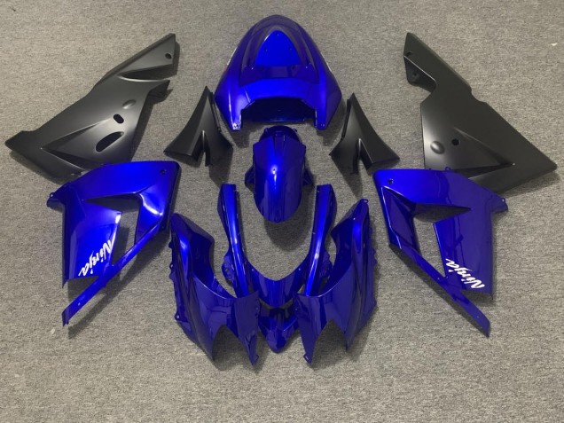 Shop Gloss Blue and Black Kawasaki ZX10R Motorcycle Fairings 04-05