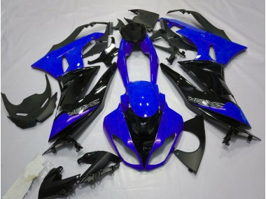 Shop Gloss Blue and Black Kawasaki ZX6R Motorcycle Fairings 09-12