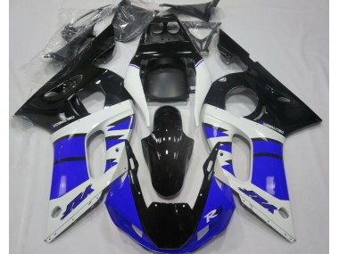 Shop Gloss Blue and Black Yamaha R6 Motorcycle Fairings 98-02