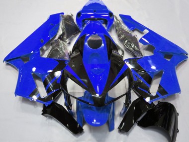 Shop Gloss Blue & Black Design Honda CBR600RR Motorcycle Fairings 05-06