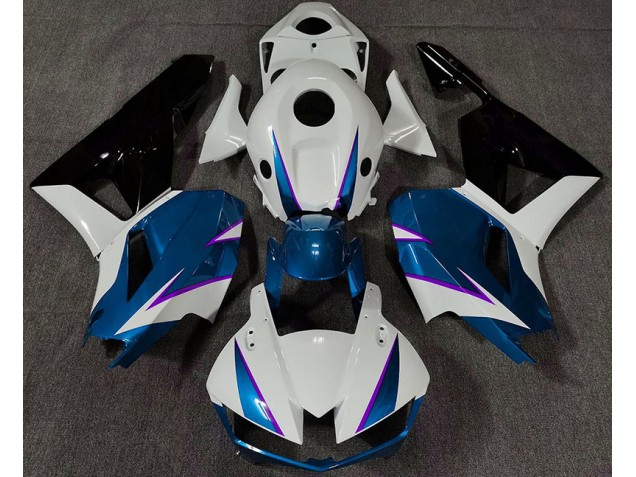 Shop Gloss Blue White and Purple Honda CBR600RR Motorcycle Fairings 13-20