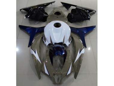 Shop Gloss Brown and Blue Honda CBR600RR Motorcycle Fairings 09-12