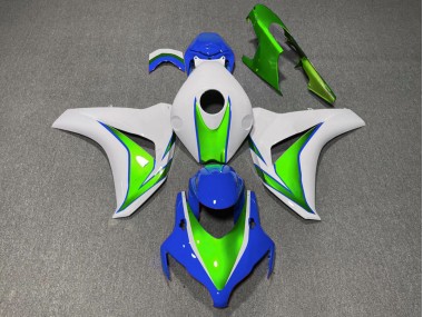 Shop Gloss Green and Blue Honda CBR1000RR Motorcycle Fairings 08-11