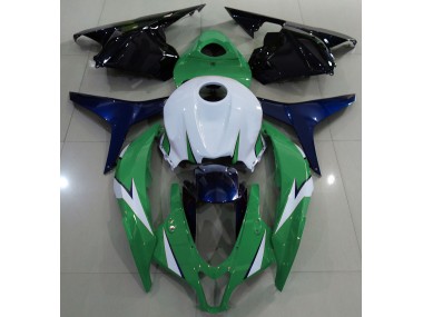 Shop Gloss Green and Blue Honda CBR600RR Motorcycle Fairings 09-12